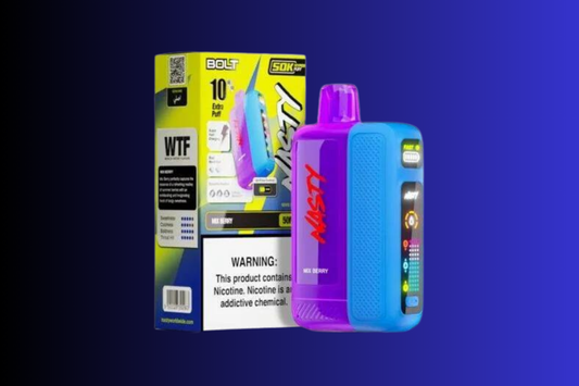 Buy Nasty Bolt 50,000 (50K Puffs) Rechargeable Disposable Vape Online with Express Delivery in Mumbai