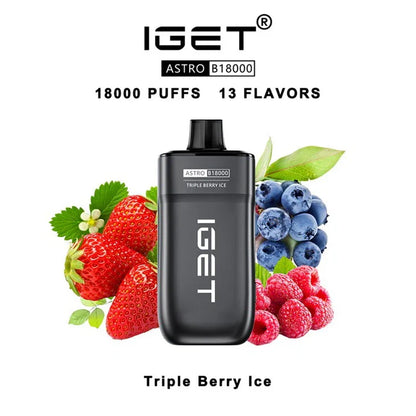 IGET Astro B18000 Puffs | Dual Mode Disposable Device | Express Delivery in India