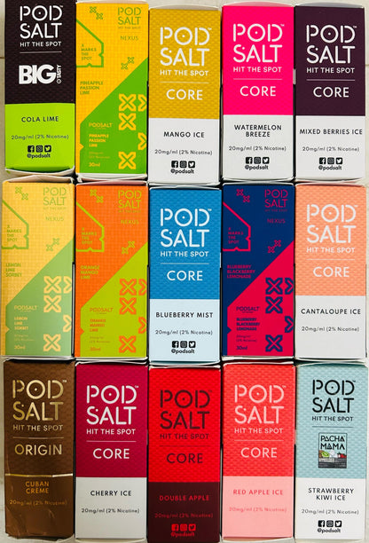 Buy Pod Salt Nic Salts Online | Best Flavours for Reusable Vape Devices | Express Delivery in India