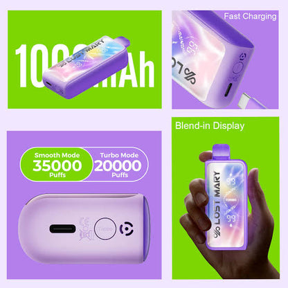 Buy Lost Mary MT 35000 35K Puffs Turbo Vape Online | Express Delivery in India