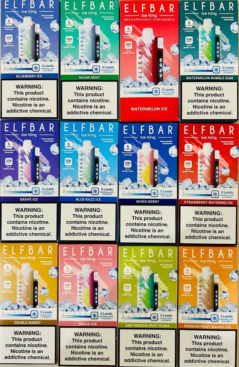 Buy Elfbar Ice King 30,000 (30K Puffs) Vape Online | Express Delivery in India