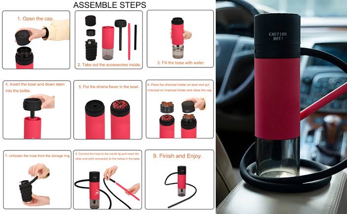 Buy Car Hookah Online | Portable Shisha for Travel | Express Delivery in Mumbai