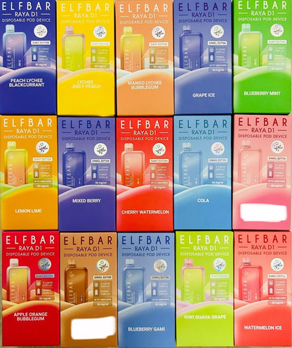 Buy Elfbar RAYA D1 13,000 (13K Puffs) Vapes Online | Express Delivery in India