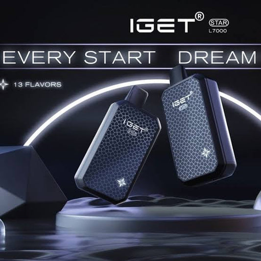 Buy IGET Star 7,000+ 7K Puffs | Disposable Vape Online | Express Delivery in Mumbai