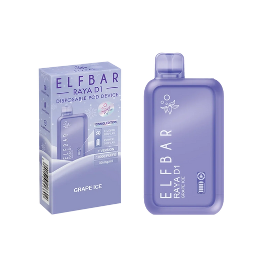 Buy Elfbar RAYA D1 13,000 (13K Puffs) Vapes Online | Express Delivery in India