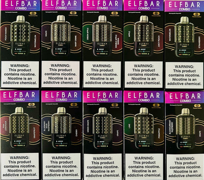 Buy Elfbar Combo 25,000 (25K Puffs) Dual Flavor Disposable Vapes Online | Express Delivery in India