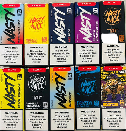Buy Nasty Salt Nicotine 35mg & 50mg Online | Express Delivery in India