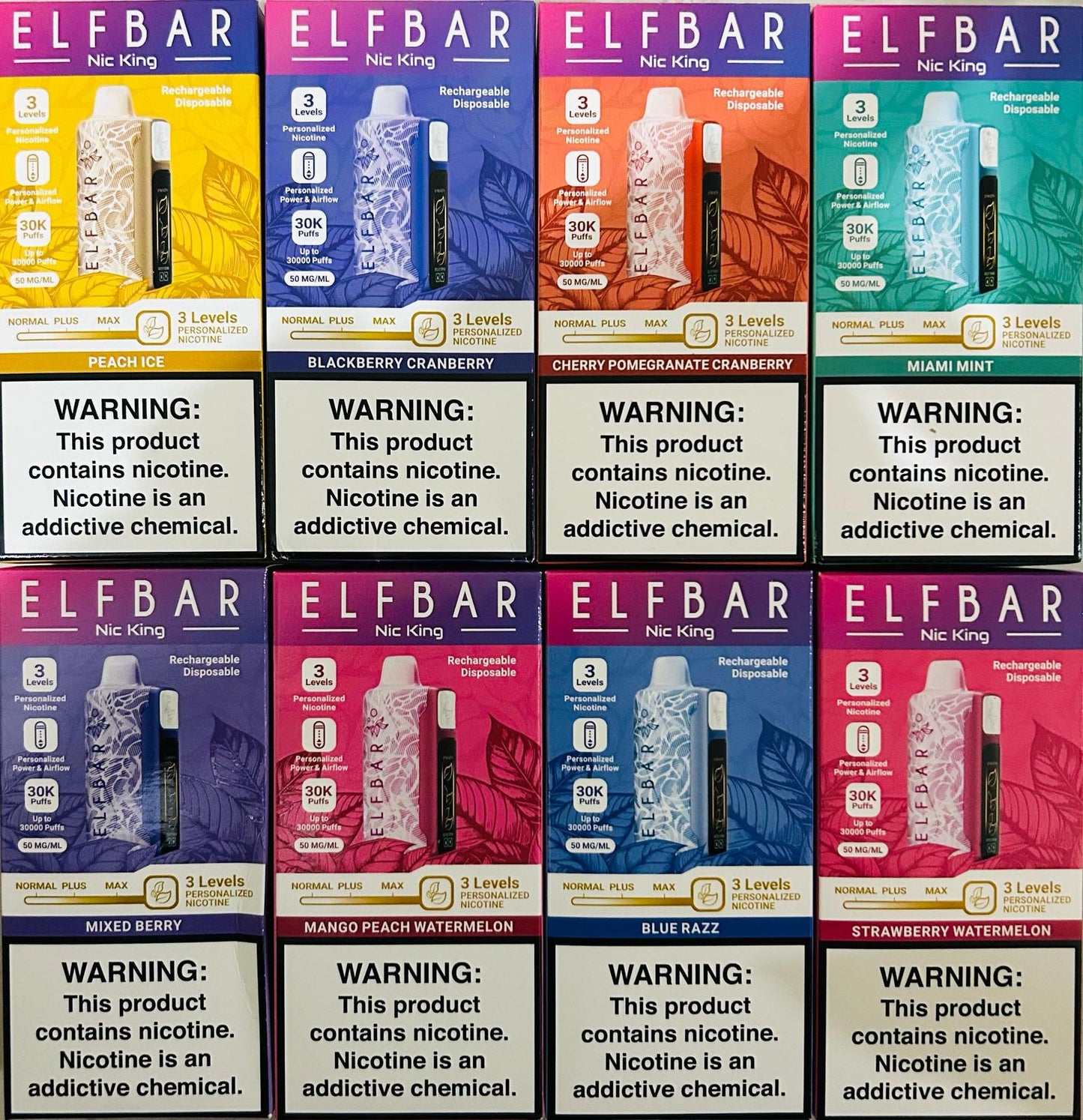 Buy Elfbar Nic King 30,000 30K Puffs Vapes Online | Express Delivery in India