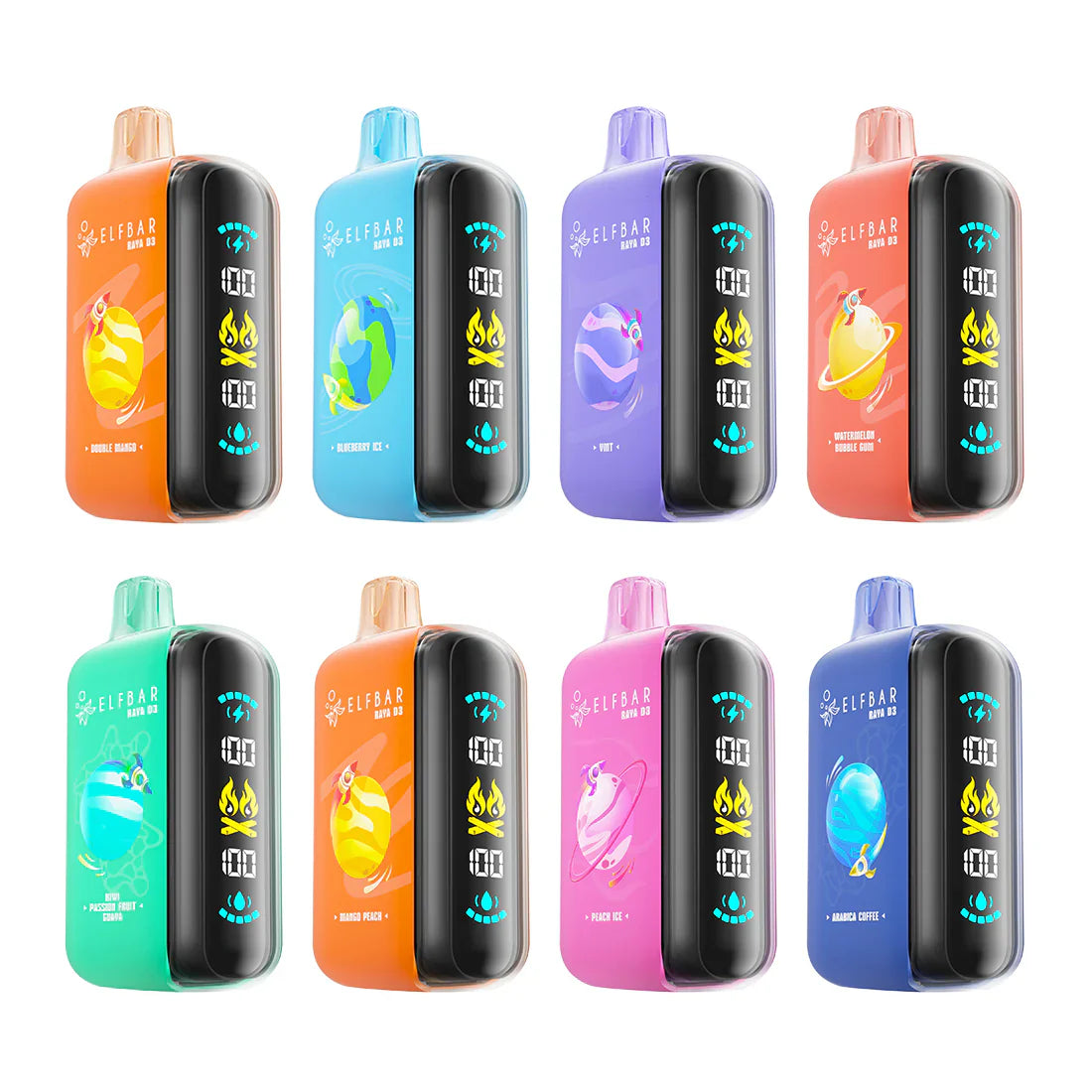 Buy Elfbar Raya D3 25000 (25K Puffs) Disposable Vape | Express Delivery in India