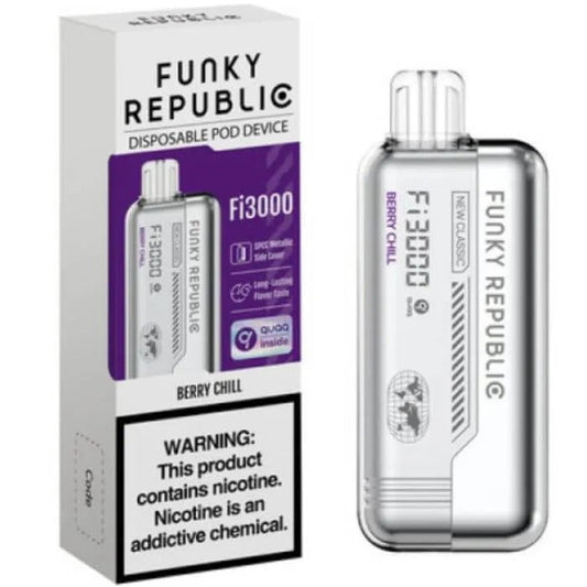 Buy Funky Republic FI3000 | 3,000 Puffs Premium Disposable Device with Express Delivery in Mumbai